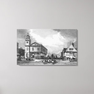 Faversham、ケント1832年の眺め キャンバスプリント
