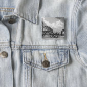 Faversham、ケント1832年の眺め 缶バッジ (インサイチュ)