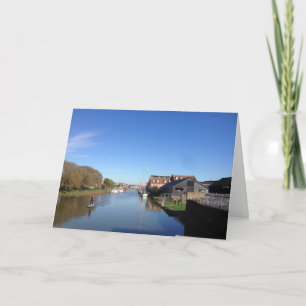 Faversham Creek(イングランド)、パドルボーダー付き カード