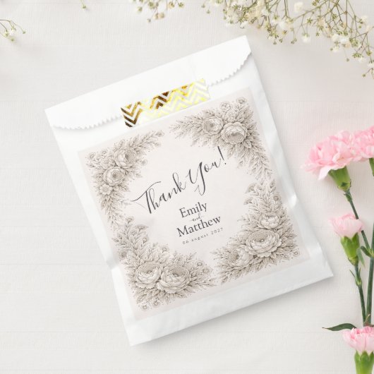 Favor Bags フェイバーバッグ (封をした状態)