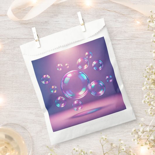 Favor Bags (Bubbles) フェイバーバッグ (クリップ留めされた状態)