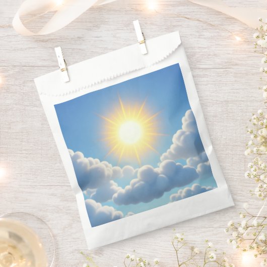 Favor Bags (Sunshine) フェイバーバッグ (クリップ留めされた状態)