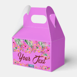 Favor Box ハンドル(ピンクフラワーミックス)RFPMDesigns 2024 フェイバーボックス