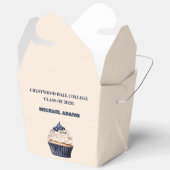 Favor Box-卒業式パーティーのお返しに名前と卒業年度をカスタマイズ フェイバーボックス (見開き)