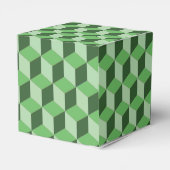 Favor Box – 緑の光学錯覚 フェイバーボックス (裏面サイド)