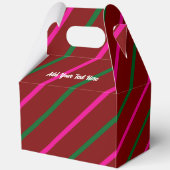 Favor Box 5 Burgundy(Pink Green) RFPMDesigns 2024 フェイバーボックス (裏面)