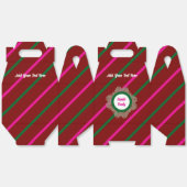 Favor Box 5 Burgundy(Pink Green) RFPMDesigns 2024 フェイバーボックス (見開き)