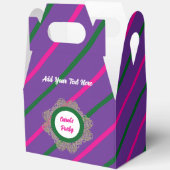 Favor Box 5 Violet(Pink Green) RFPMDesigns©️2024 フェイバーボックス (見開き)