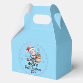 Favor Box-Baby’s First Christmas Favor Boxes フェイバーボックス (裏面)