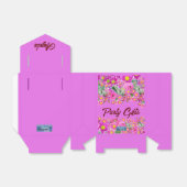 Favor Box Bow3(ピンクフラワーミックス) RFPMDesigns  2024 フェイバーボックス (折り畳みなし)
