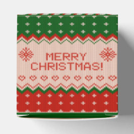 Favor Box "CHRISTMAS KNIT" Gift Box フェイバーボックス
