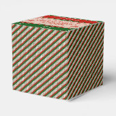Favor Box "CHRISTMAS KNIT" Gift Box フェイバーボックス (裏面サイド)