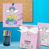 Favor Box Color-Your-own Easter Vibes! フェイバーボックス