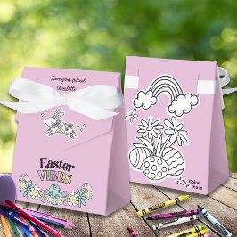 Favor Box Color-Your-own Easter Vibes! フェイバーボックス