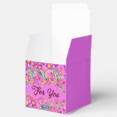 Favor Box Cube2(ピンクフラワーミックス) RFPMDesigns©️2024 フェイバーボックス (オープン)