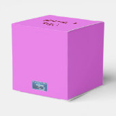 Favor Box Cube2(ピンクフラワーミックス) RFPMDesigns©️2024 フェイバーボックス (裏面サイド)