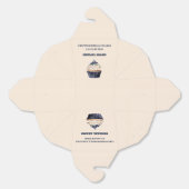 Favor Box-| Custom Name Class Year Party Favor フェイバーボックス (見開き)