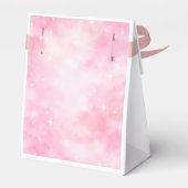 Favor Box-Editable Pink Chinoiserie Favor Box フェイバーボックス (裏面サイド)