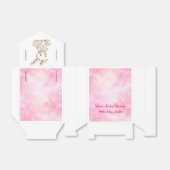 Favor Box-Editable Pink Chinoiserie Favor Box フェイバーボックス (折り畳みなし)