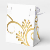 Favor Box-Fancy Gold Heart フェイバーボックス (裏面サイド)