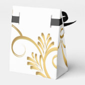 Favor Box-Fancy Gold Heart フェイバーボックス (裏面サイド)