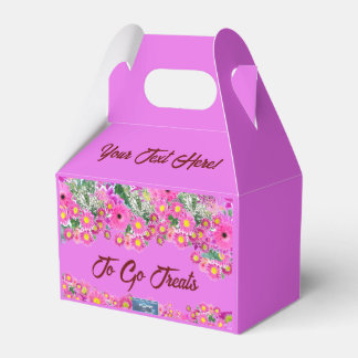 Favor Box hand 2(ピンクフラワーミックス)RFPMDesigns 2024 フェイバーボックス