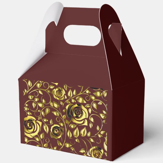 Favor box-Velvet Wine コレクション フェイバーボックス (裏面)