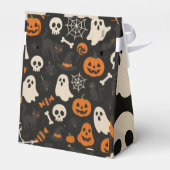 Favor box with Halloween pattern image フェイバーボックス (裏面サイド)