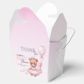 Favor Boxes for baby shower teddy bear. フェイバーボックス (オープン)