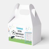 Favor Boxes Futbol Soccer Birthday boy party  フェイバーボックス (正面サイド)