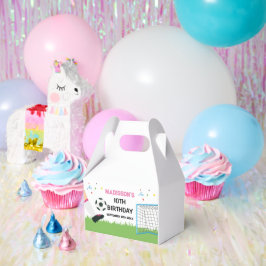 Favor Boxes Futbol Soccer Birthday girl party フェイバーボックス