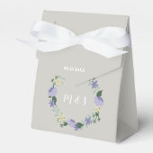 Favor boxes with bows, Elegant favor boxes フェイバーボックス (正面サイド)