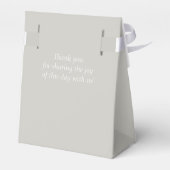 Favor boxes with bows, Elegant favor boxes フェイバーボックス (裏面サイド)