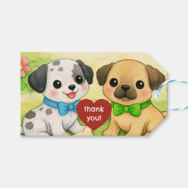 Favor Tag for Celebrations - Puppy Theme ギフトタグ