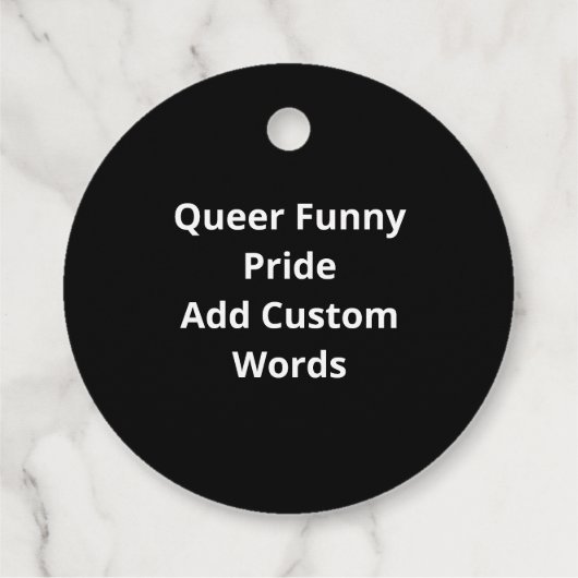 Favor Tags フェイバータグ (裏面)