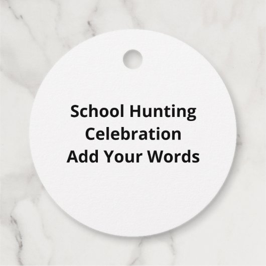 Favor Tags フェイバータグ (裏面)