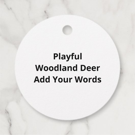 Favor Tags フェイバータグ (裏面)