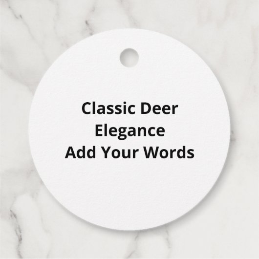 Favor Tags フェイバータグ (裏面)