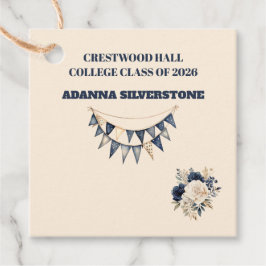Favor Tags-Editable Grad Keepsakes Favor Tags フェイバータグ
