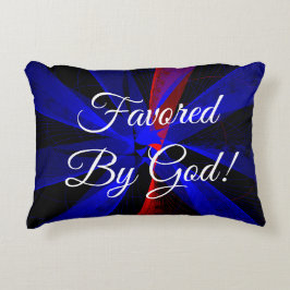 Favored By God Geometric Accent Pillow アクセントクッション