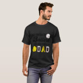 Favorite Ballers Call Me Dad Softball Baseball Dad Tシャツ (正面フル)