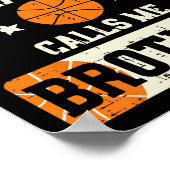 Favorite Bysketbyll Player Brother Family Byller B ポスター (角)