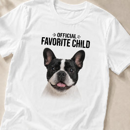 Favorite Child | オリジナルミニマリストペットポートレート Tシャツ