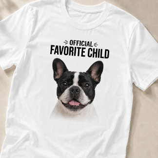 Favorite Child | オリジナルミニマリストペットポートレート Tシャツ