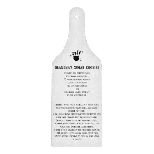 Favorite Family Recipe カッティングボード (正面)