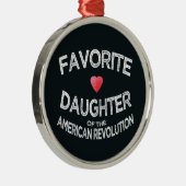 Favorite Fav Daughter American Revolution DAR メタルオーナメント (右)