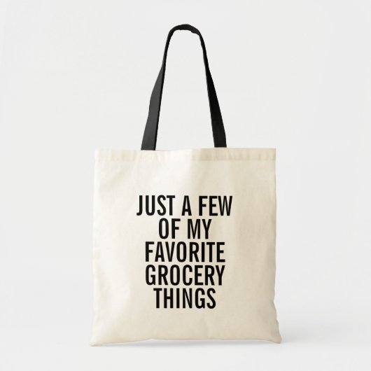 Favorite Grocery Tote Bag トートバッグ (正面)