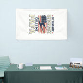 Favorite Gymnast Calls Me Papa Patriotic Vintage S 横断幕 (トレードショー)