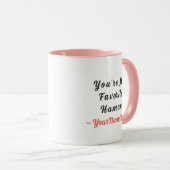 Favorite Human Personalized Valentine Mug Gift マグカップ (正面右)