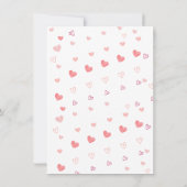 Favorite memory of the wedding Shower Game Card 招待状 (裏面)